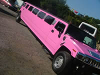 pink hummer limo for hen night