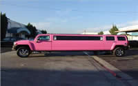 pink limousine hire london