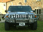 Chauffeur driven chrome Baby Hummer H2 hire in Sheffield, Rotherham, Doncaster, Chesterfield, South Yorkshire