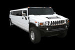 Chauffeur stretched white Hummer limousine hire in Birmingham, Coventry, Dudley, Wolverhampton, Telford, Worcester, Walsall, Stafford
