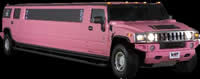 pink panther hummer limo hire