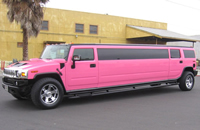 pink limo hire leeds
