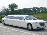 Chauffeur stretched white Chrysler C300 Baby Bentley with jet doors available in Brighton, Eastbourne, Hastings, Portsmouth, Crawley, Tunbridge Wells, Lewes, Worthing, Chichester, Bognor Regis, Horsham, East Grinstead, East Sussex and West Sussex.