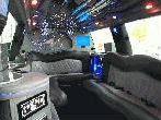 Chauffeur driven stretch silver Range Rover Vogue limousine 8 seater interior in East of England, Peterborough, Huntingdon, Stanford, King's Lynn, Norwich, Great Yarmouth, Lowestoft, Wisbech, Spalding, Cambridge, Cambridgeshire, Bedford, Bedfordshire, Newmarket, Bury St Edmunds, Suffolk, Norfolk, Lincolnshire, Northampton, Northamptonshire, Kettering, Leicester and Sudbury.