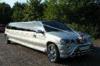 Chauffeur stretch silver BMW X5 limo hire in Birmingham, Dudley, Wolverhampton, Walsall, Midlands.